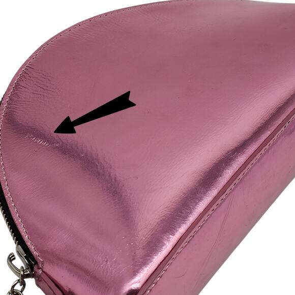 Giuseppe Zanotti Clutch Bag - Leather - Pink - Picture 5 of 11